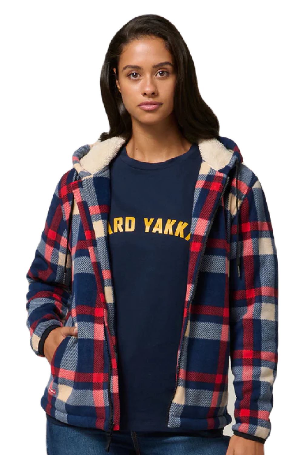 Hard Yakka Womens Check Zoodie