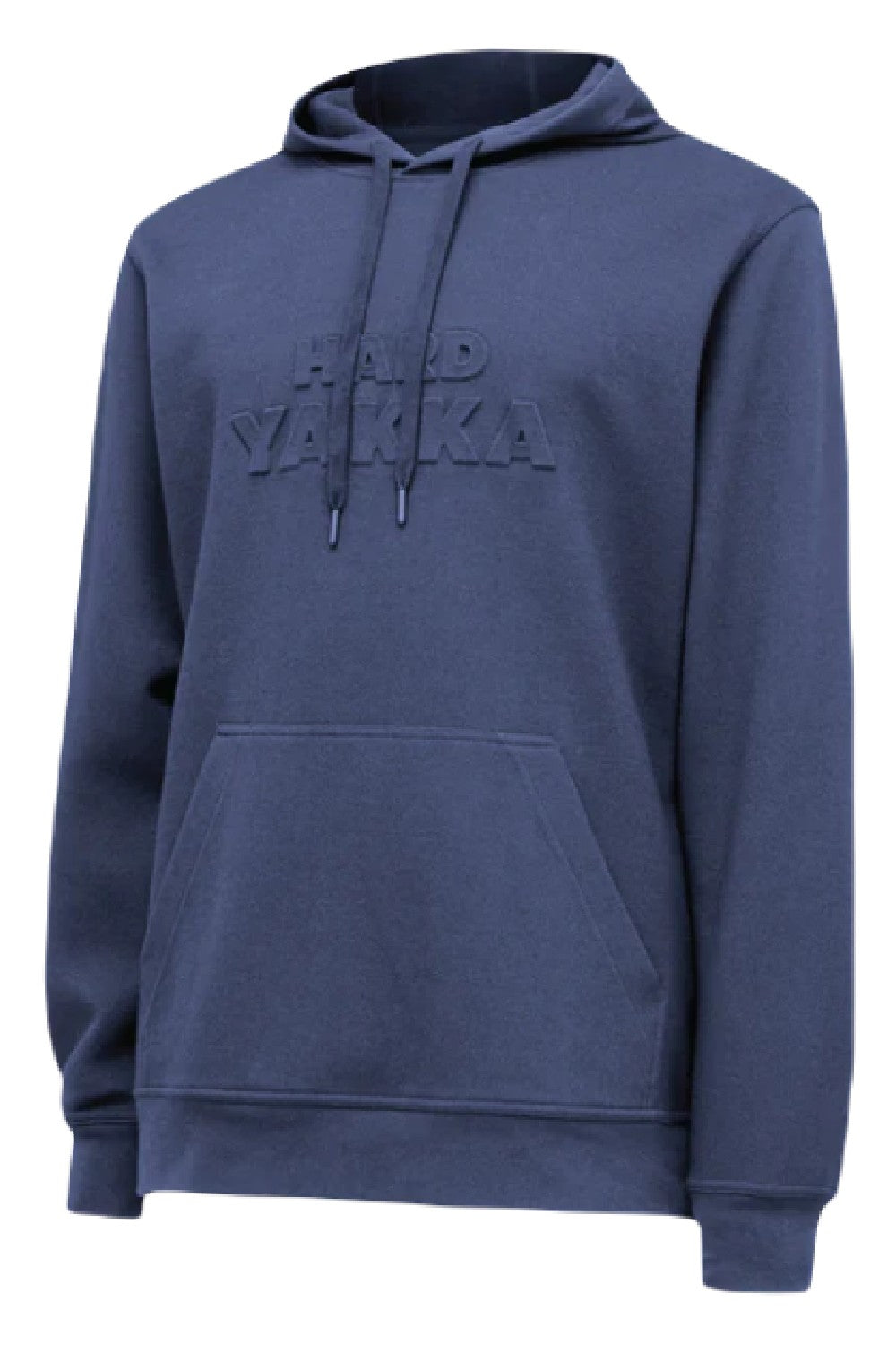 Hard Yakka Embossed Pullover Hoodie in Indigo 