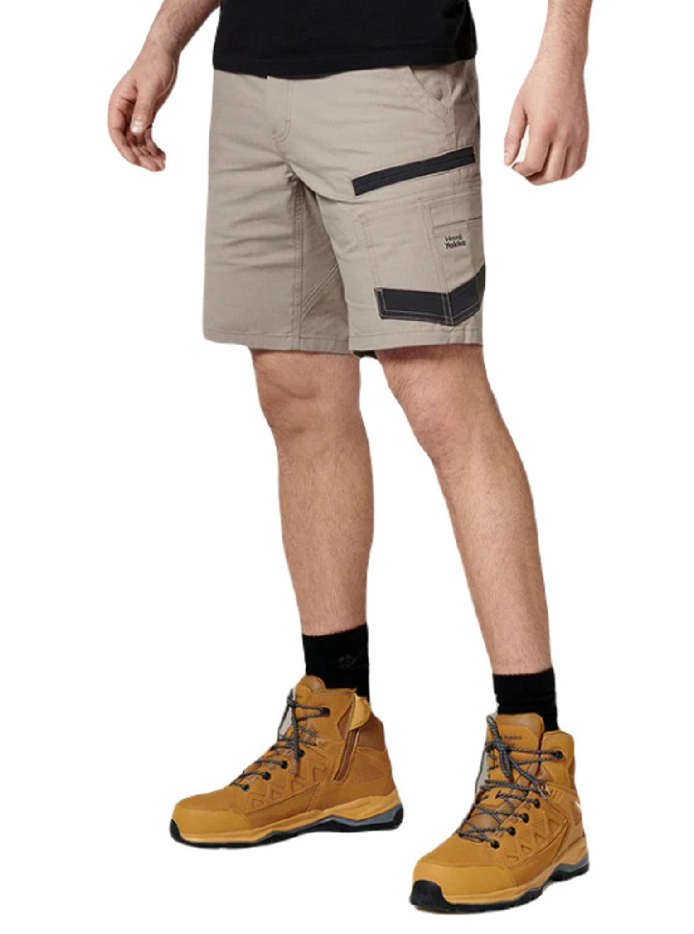 Hard Yakka Raptor Active Cargo Shorts in Desert 