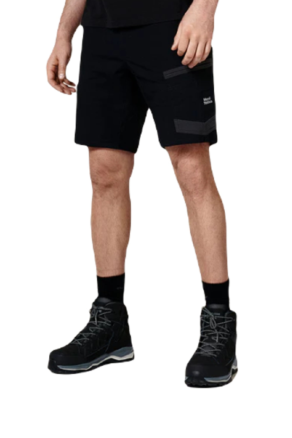 Hard Yakka Raptor Active Cargo Shorts in  Black 