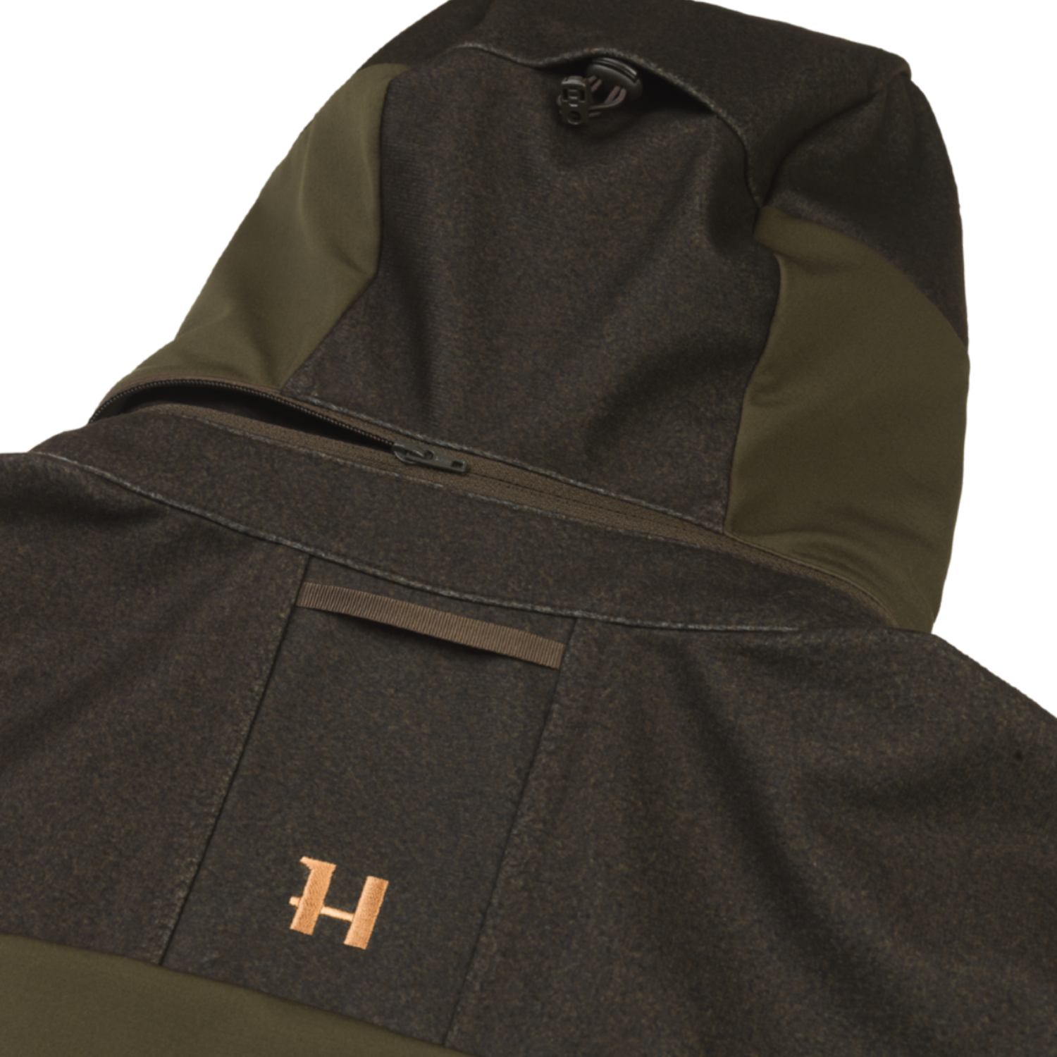 Harkila Mountain Hunter Hybrid Jacket in Hunting Green/Shadow Brown