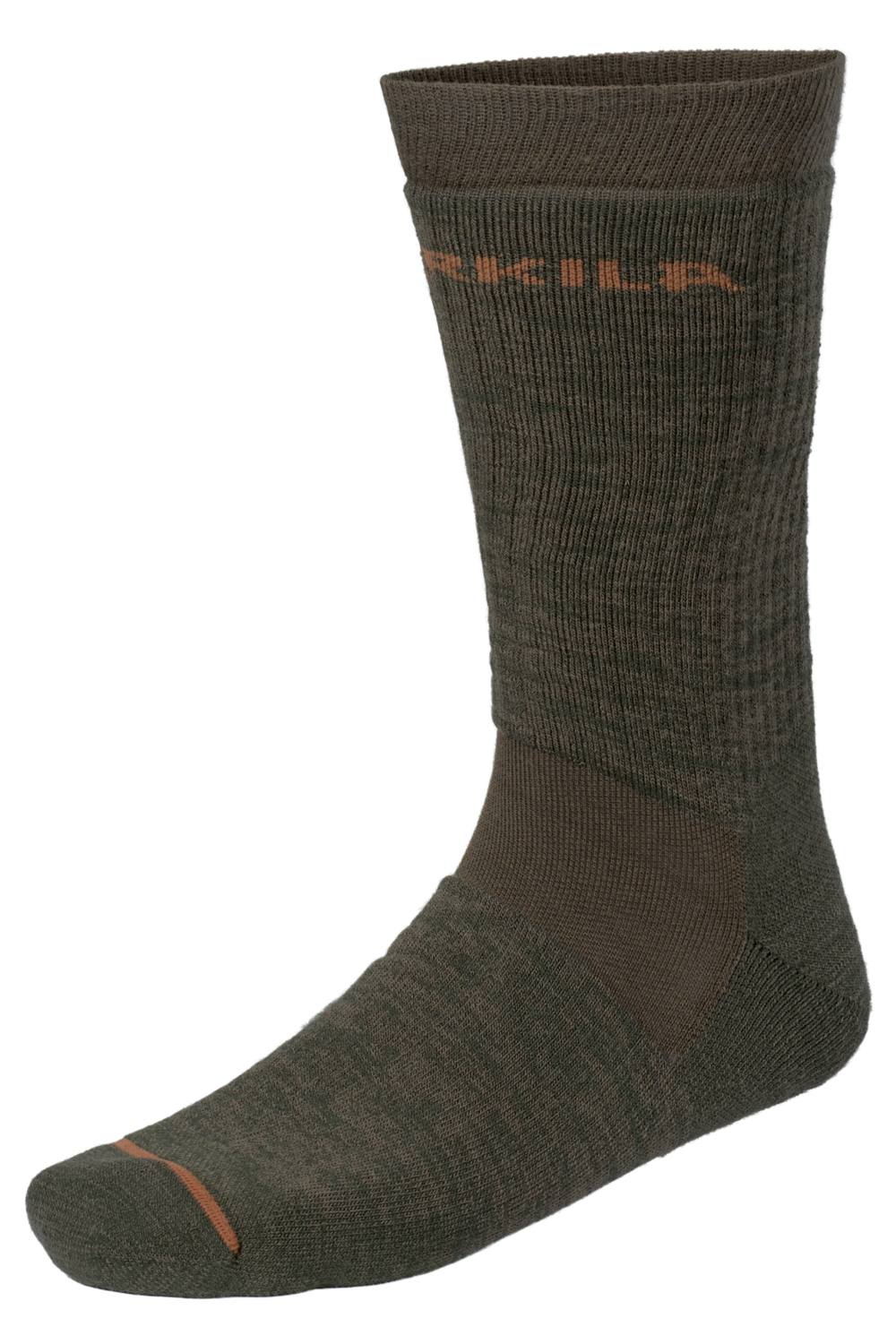 Harkila Pro Hunter 2.0 Short Sock in Willow Green and Shadow Brown