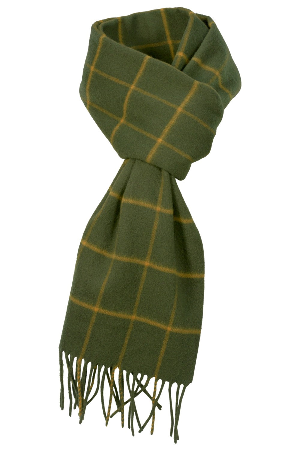 Harkila Retrieve Wool Scarf in Green Check