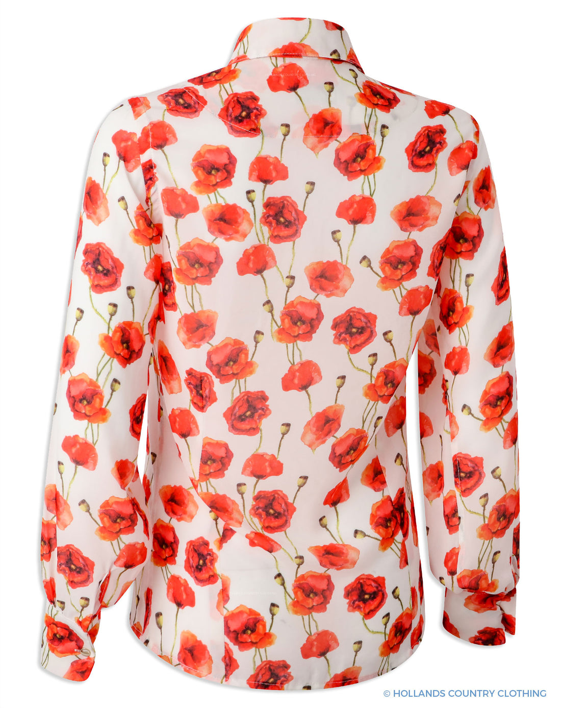 Back view Hartwell Lia Ladies Shirt | Poppy