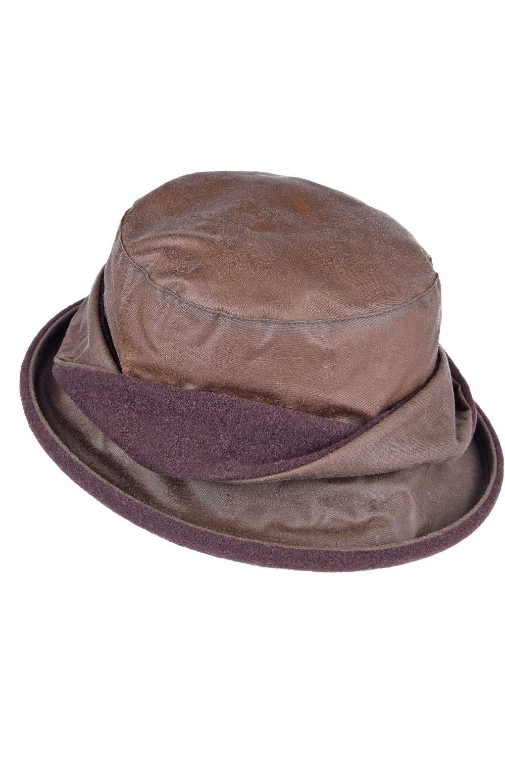 Heather Adrienne Ladies Wax Twist Hat- Brown 