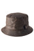Heather Johnston Wax Bush Hat- Brown #colour_brown