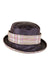 Heather Natalie Twist Wax Tweed Hat-Brown/Olive-Pink #colour_brown-olive