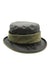 Heather Natalie Twist Wax Tweed Hat-  Brown/Lichen #colour_brown-lichen
