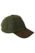 Heather Tyndrum British Tweed Leather Peak Baseball Cap- Green HB #colour_green-hb