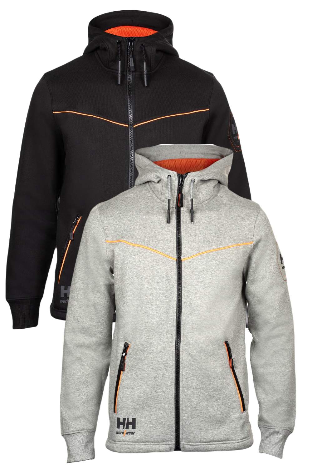 Helly Hansen Chelsea Evolution Hood In Black and Grey Melange