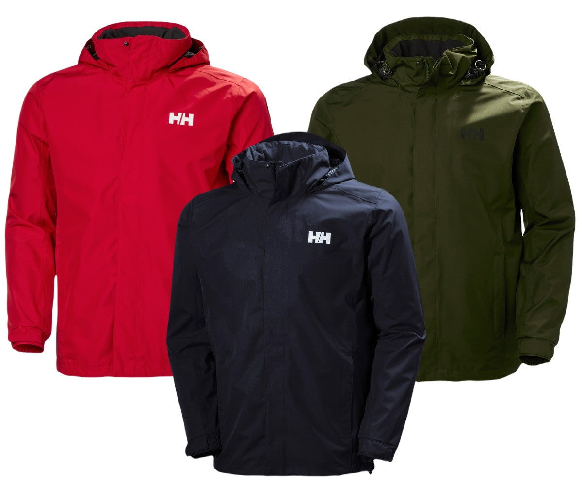 Helly Hansen Dubliner Jacket in Red, Forest Night, Red 