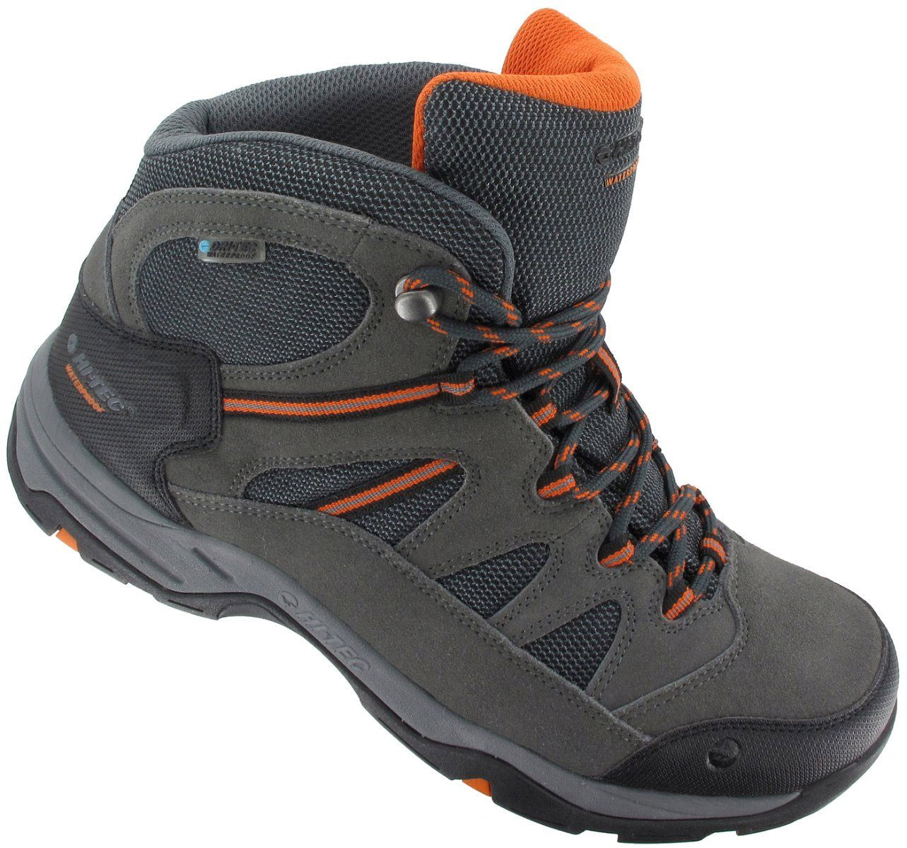 Lightweight summer nylon and suede hiking boot 