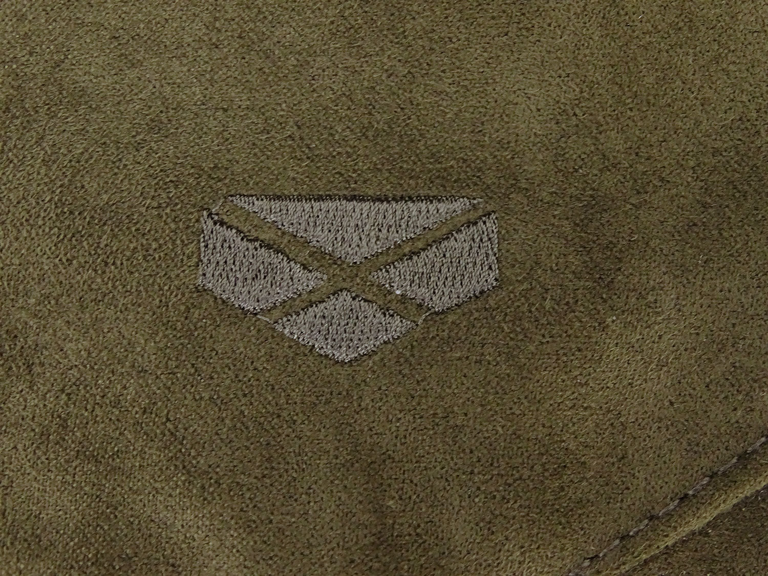 Hoggs Logo on Suede trousers