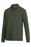 Hoggs of Fife Heriot Long Sleeve Rugby Shirt in Green #colour_green