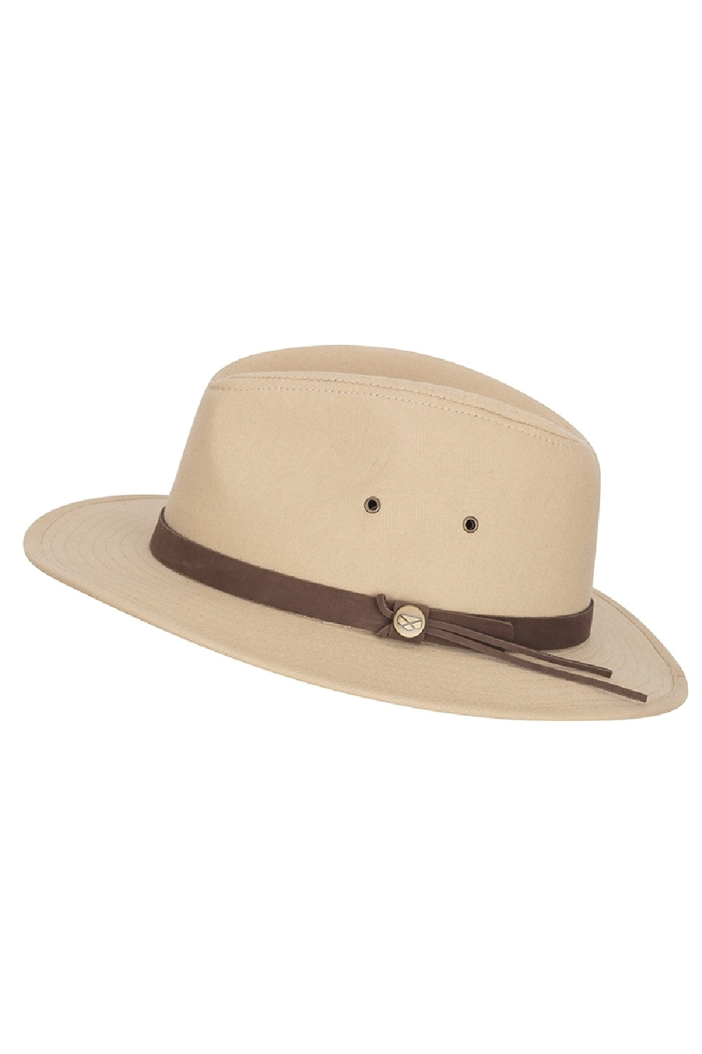 Hoggs Of Fife Panmure Canvas Foldable Hat in Desert Sand 