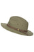 Hoggs Of Fife Panmure Canvas Foldable Hat in Khaki #colour_khaki