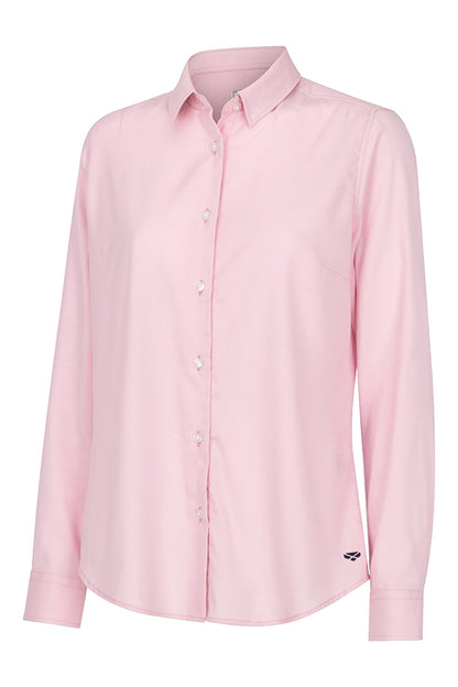 Hoggs of Fife Callie Twill Ladies Check Shirt in Pink 