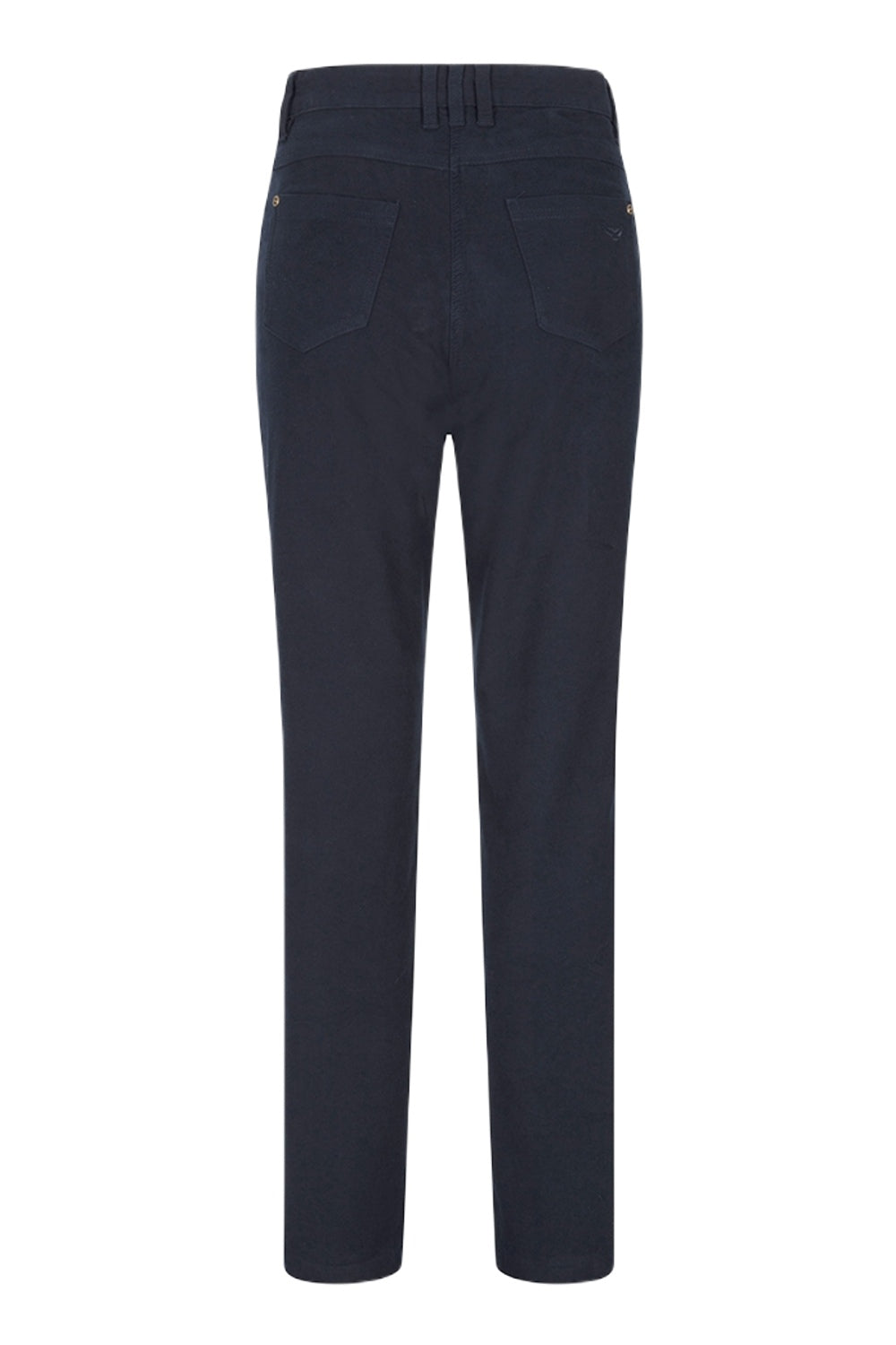 Hoggs of Fife Catrine Ladies Technical Stretch Moleskin Jeans in Midnight Navy 