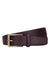 ﻿Hoggs of Fife Feather Edge Leather 35mm Belt in Dark Brown #colour_dark-brown