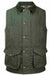 Hoggs of Fife Helmsdale Tweed Waistcoat | Green Herringbone Tweed