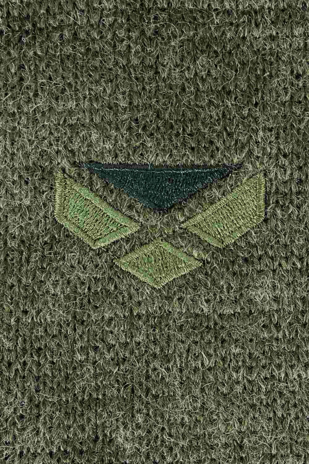 Hoggs of Fife Melrose Hunting Pullover in Marled Green 