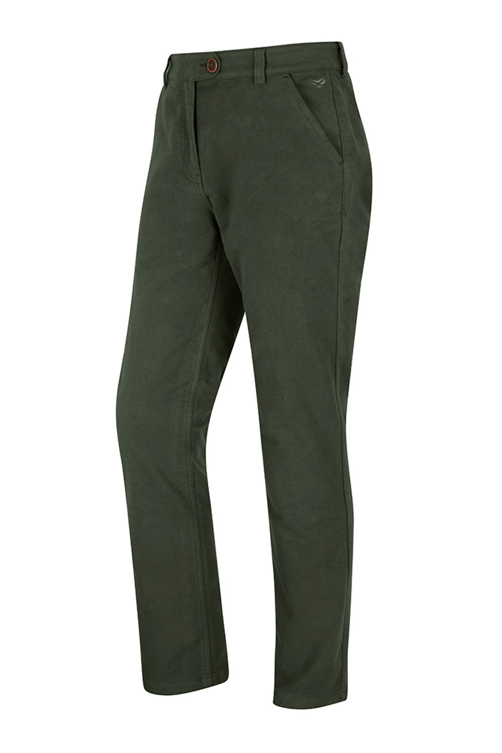 Hoggs of Fife Monarch II Moleskin Trousers in Dark Olive 