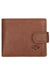 Hoggs of Fife Monarch Leather Coin Wallet with Tab in Hazelnut #colour_hazelnut