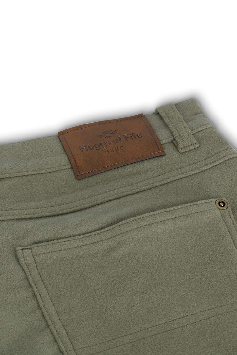 Hoggs of Fife Monarch II Moleskin Jeans in Lovat 