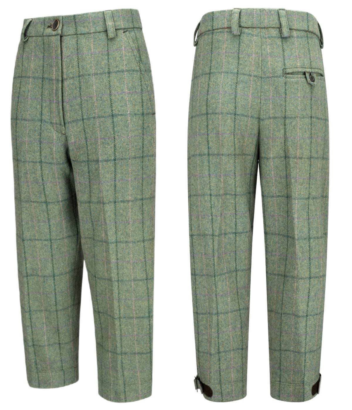  Hoggs of Fife Roslin Ladies Technical Tweed Breeks Spring Bracken