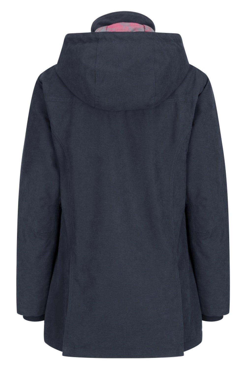 Struther Ladies Field Coat (with hood) in Navy 