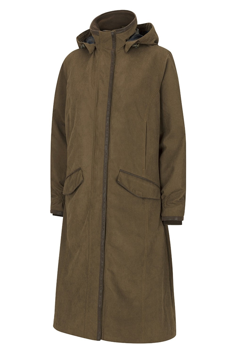 Hoggs of Fife Struther Ladies Long Riding Coat in Sage 