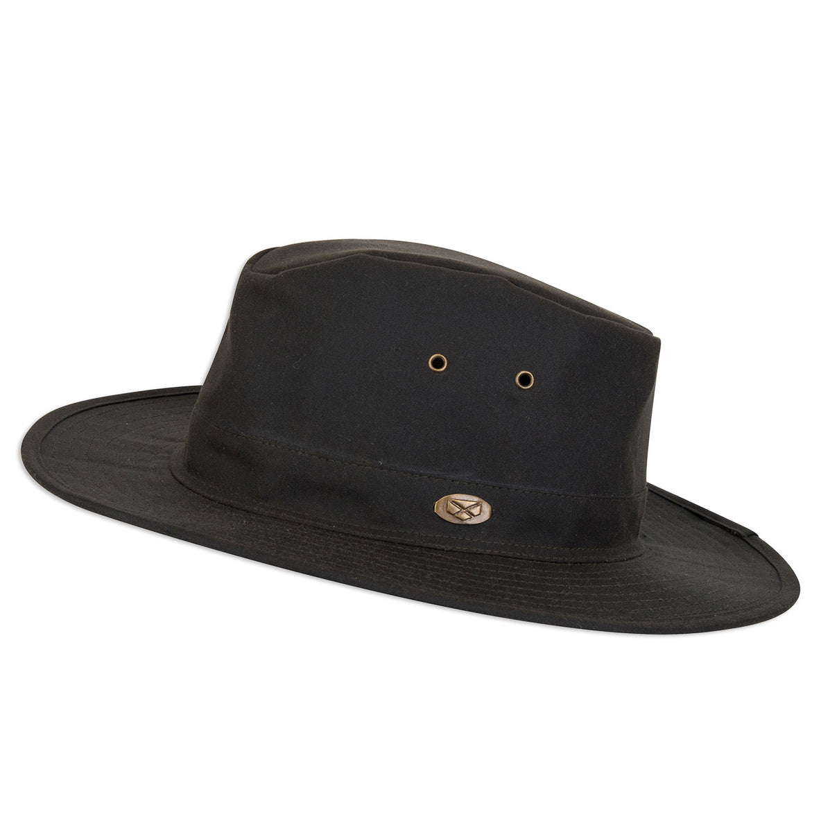 Country Waxed Fedora Brimmed hat