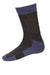 House of Cheviot Glen Technical Socks In Charcoal/St Andrews Blue