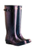 Hunter Womens Nebula Tall Wellington Boots in Stornoway Blue