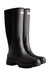 Hunter Mens Balmoral Hybrid Tall Wellington Boots In Black #colour_black
