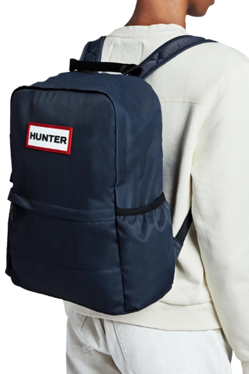 Hunter Nylon Backpack in Navy