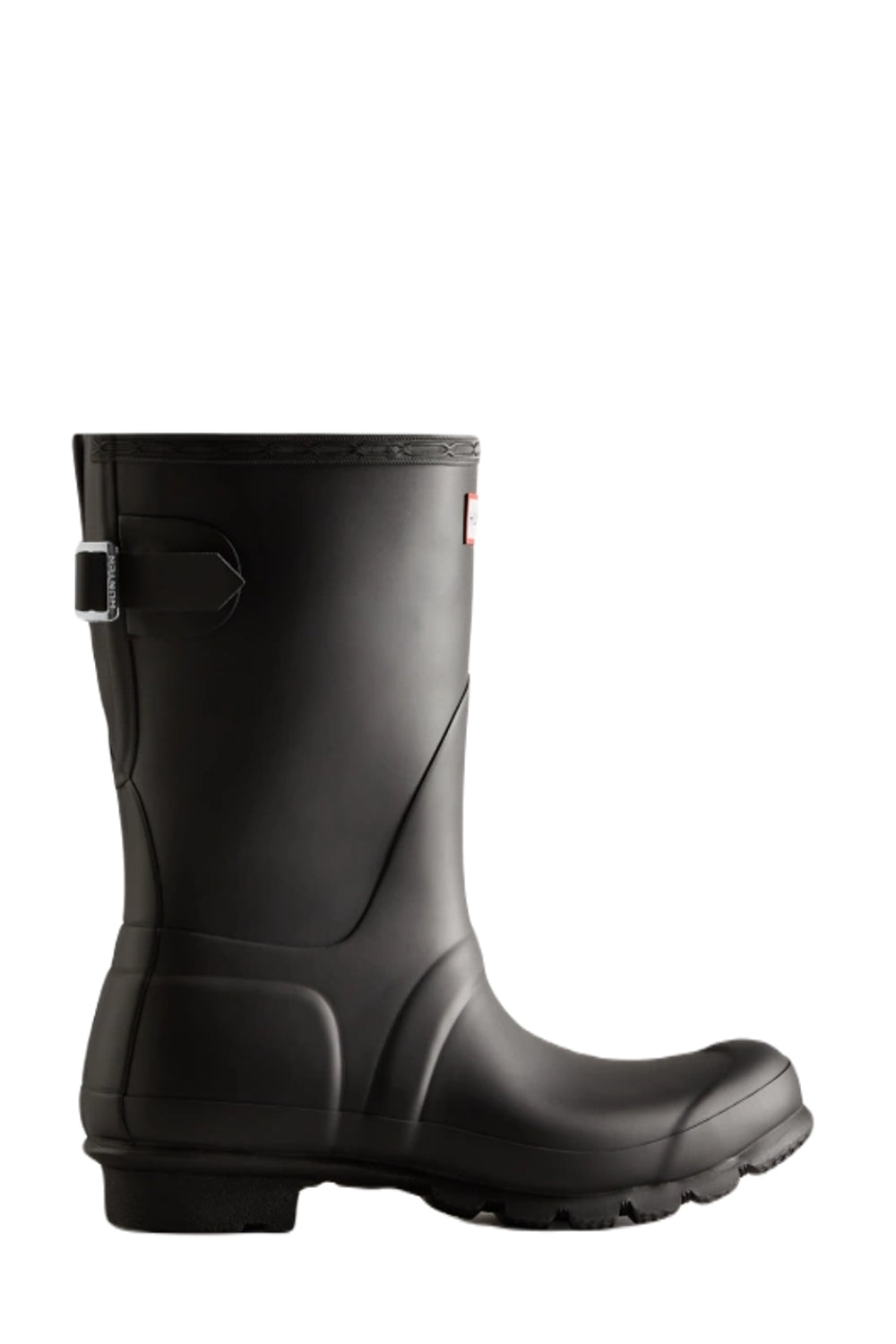 Hunter Womens Originals Short Back Adjustable Wellington Boots In Black 