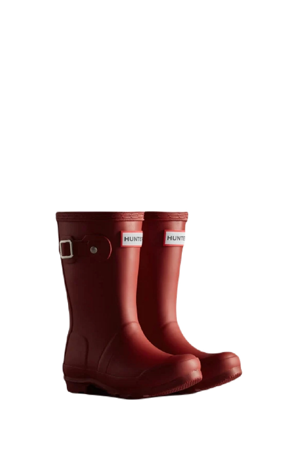 Hunter Little Kids Original Wellington Boots in Military Red 