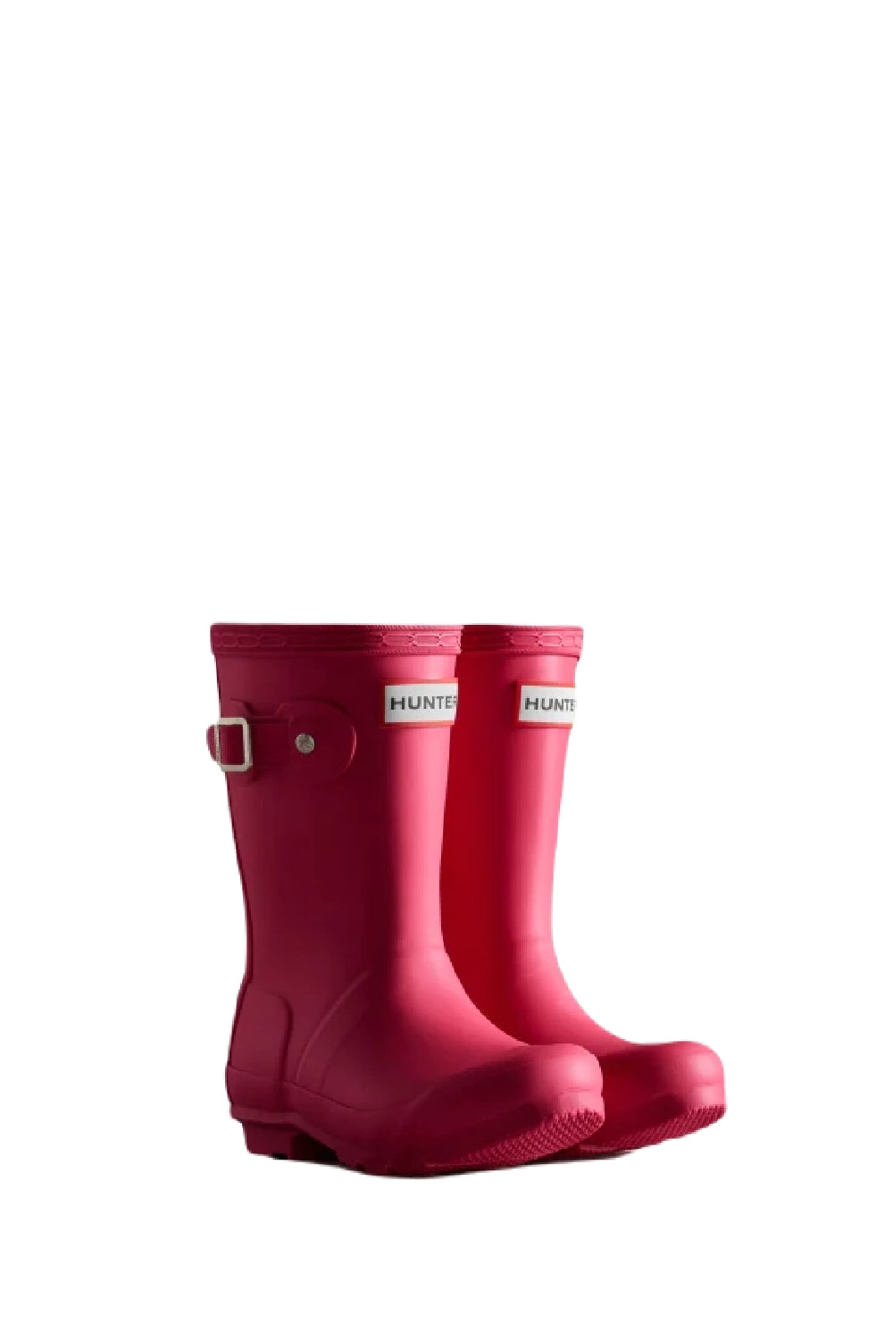 Hunter Little Kids Original Wellington Boots in Bright Pink 