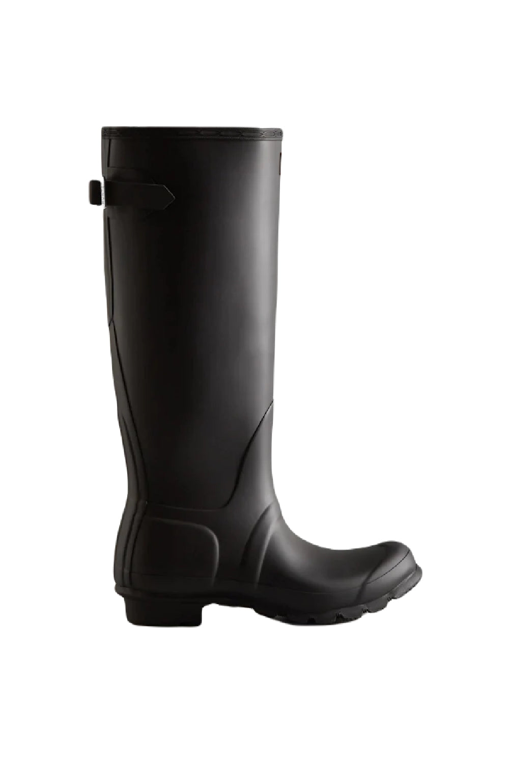 Hunter Womens Original Tall Back Adjustable Wellington Boots in Black
