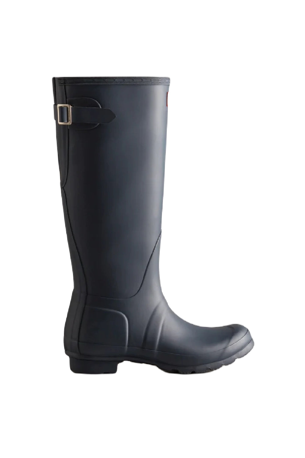 Hunter Womens Original Tall Back Adjustable Wellington Boots in Navy