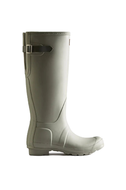 Hunter Womens Original Tall Back Adjustable Wellington Boots in grey