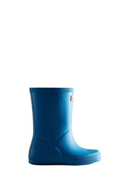 Hunter Kids First Classic Wellington Boots in Poolhouse Blue