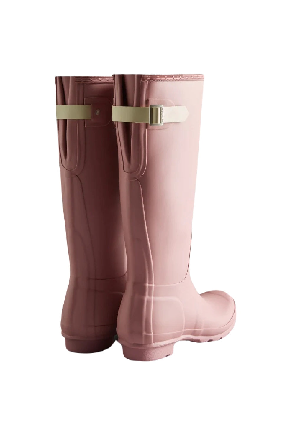Hunter Womens Original Tall Back Adjustable Wellington Boots in Pink