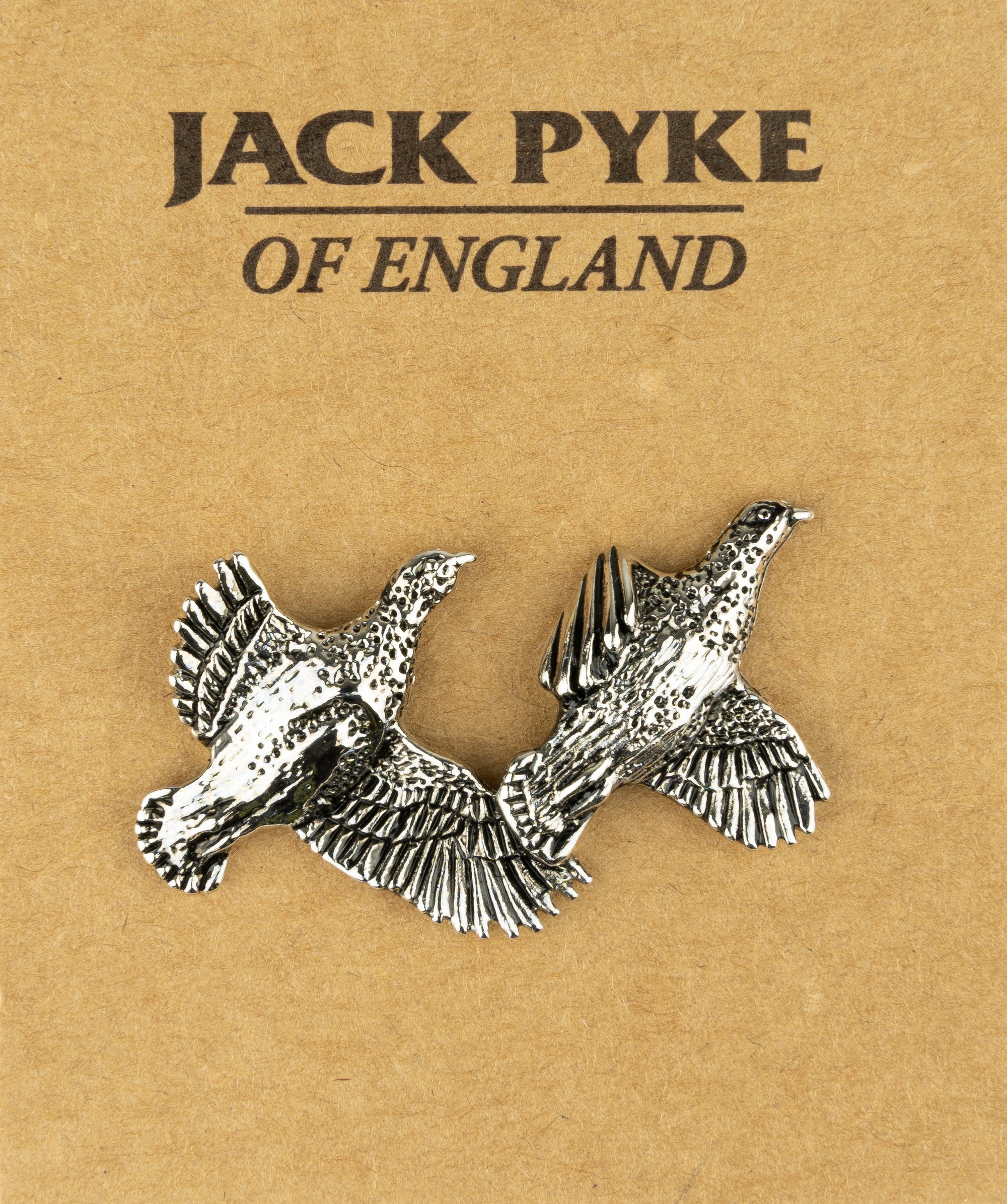 Jack Pyke Pin Badge Brace of Partridge