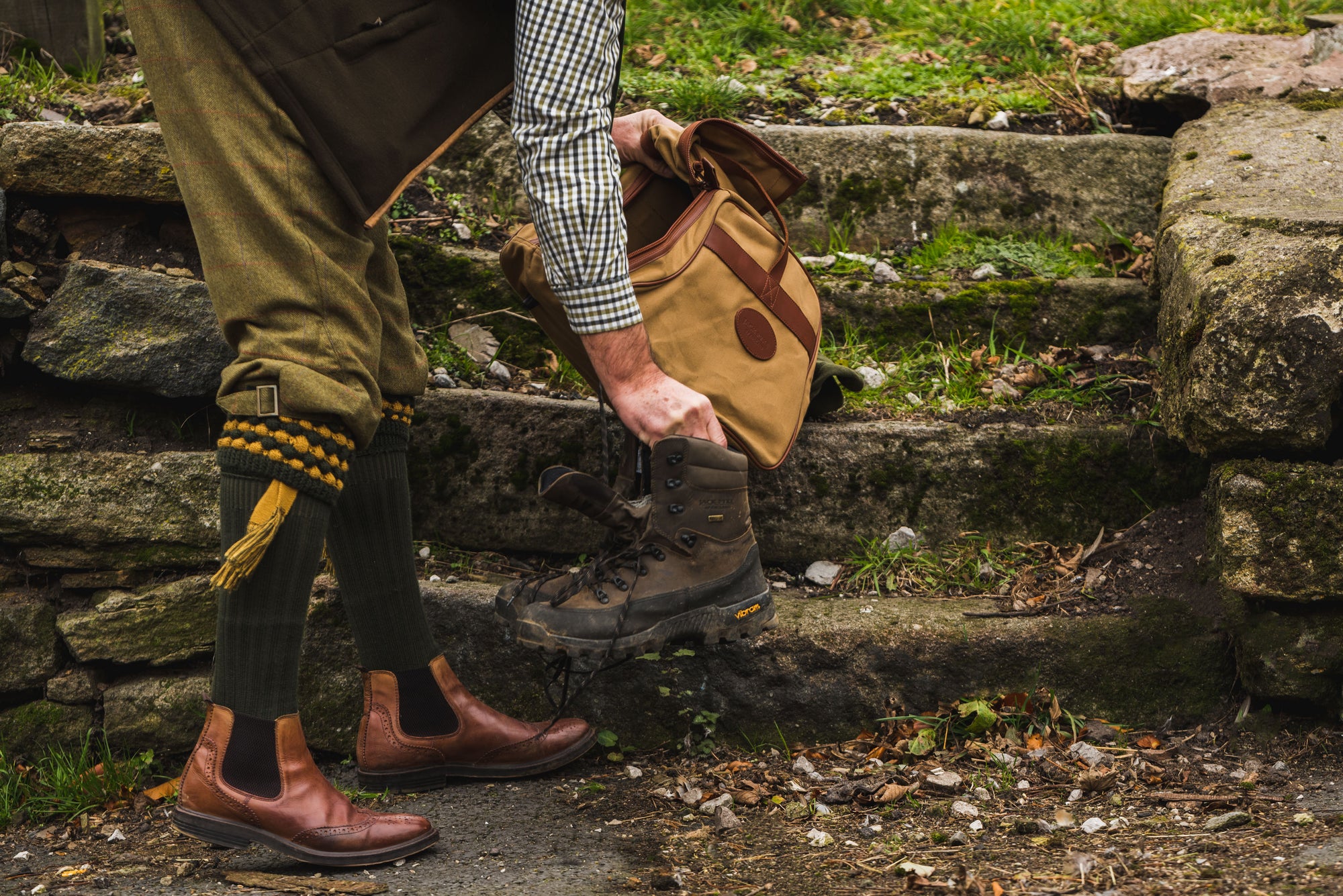 Jack Pyke Canvas Walking Boot Bag in Fawn 