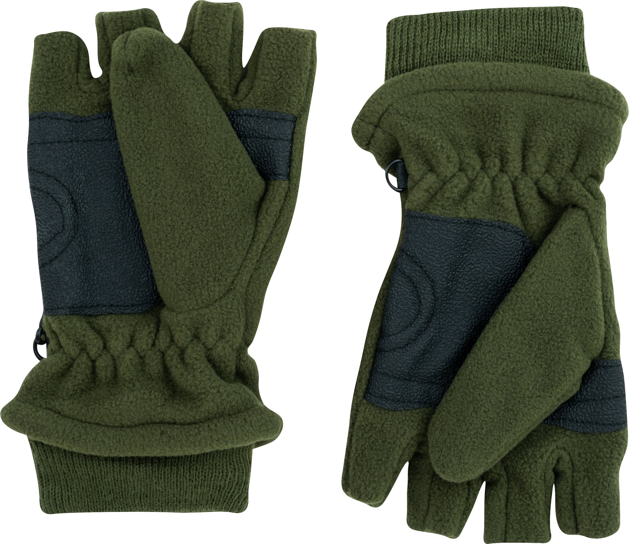 Jack Pyke Fleece Shooters Mitts in Green