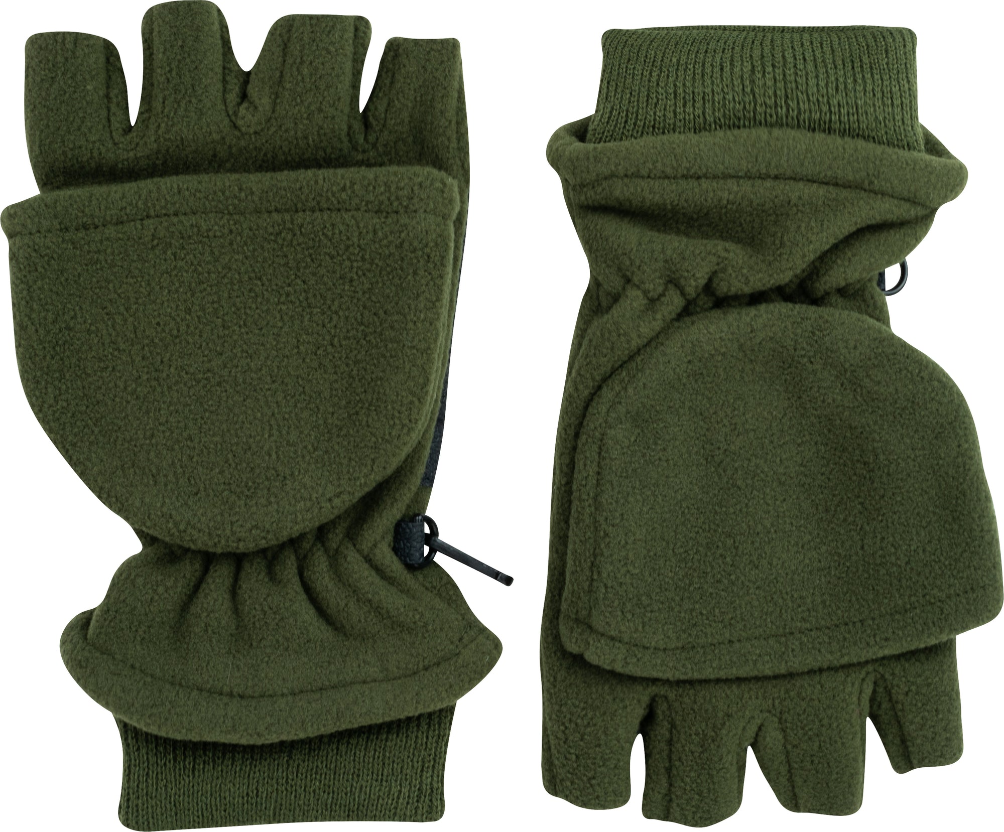 Jack Pyke Fleece Shooters Mitts in Green