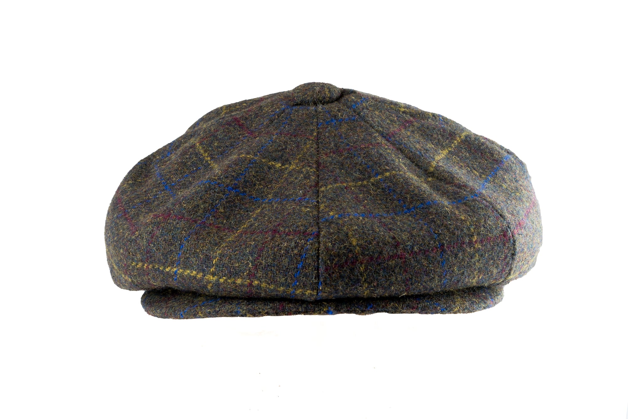 Jack Pyke Wool Blend Baker Boy Hat in Check Brown