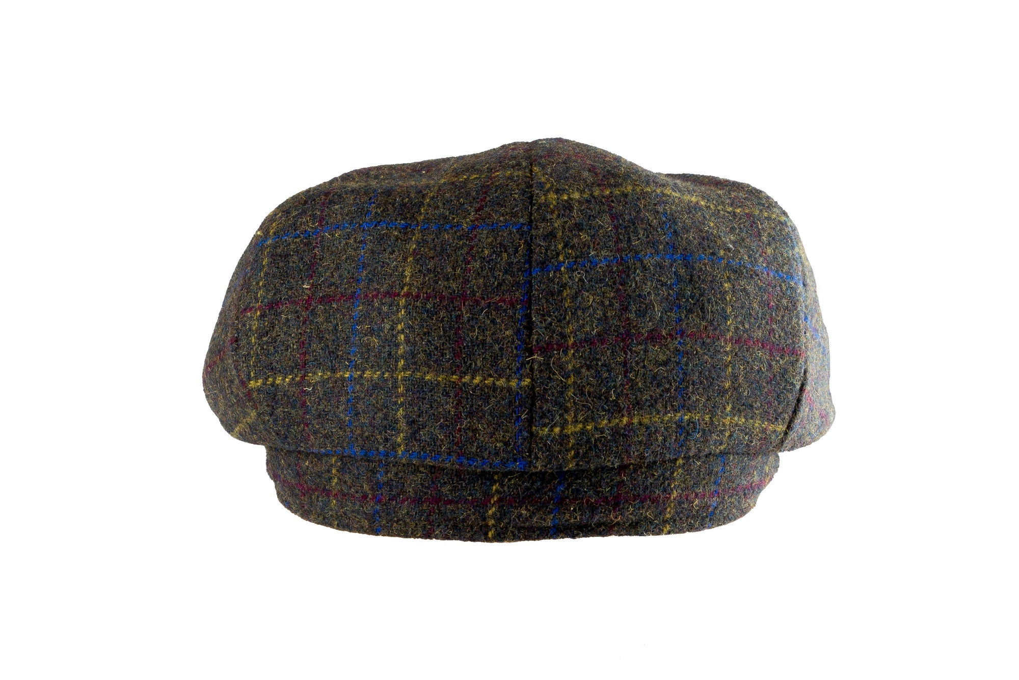 Jack Pyke Wool Blend Baker Boy Hat in Check Brown